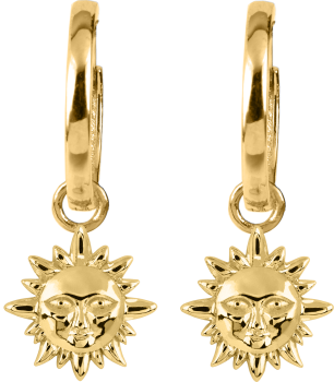 Jacques Lemans  SE-O179G Damen Ohrstecker Ohrringe Sterlingsilber vergoldet